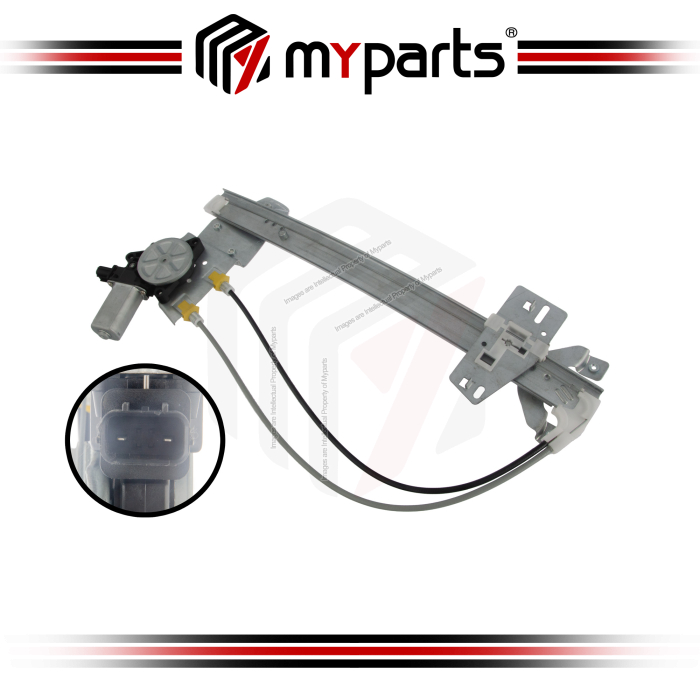 Myparts Proton Perdana Sedan 2013~2016 Rear Power Window Gear Regulator Door With Motor | RH RHS Right Hand (Driver Side)