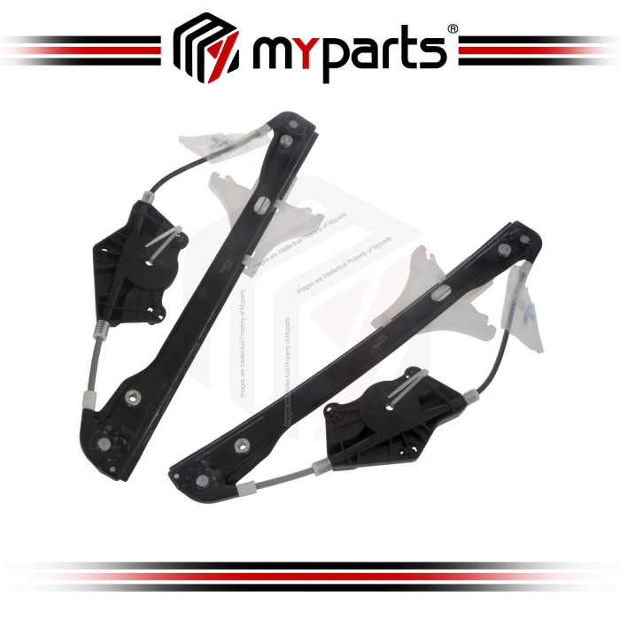 Door Window Regulator Rear (No Motor No Door Panel) (Set LH+RH)