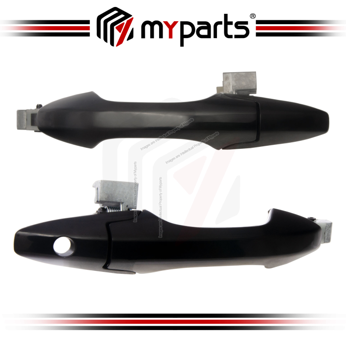 Door Handle Outer   Front (Black) (Set LH+RH)