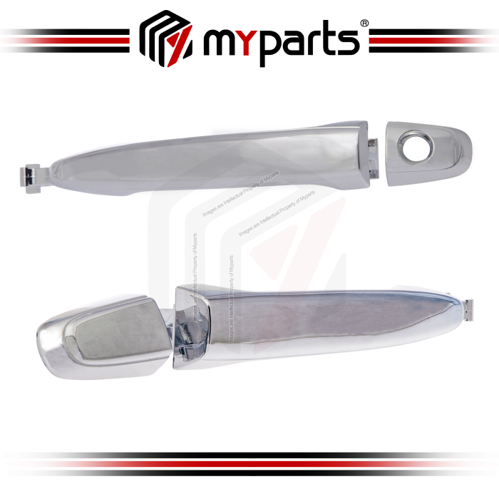 Handle Door Outer FRONT (Chrome) (Set LH+RH)