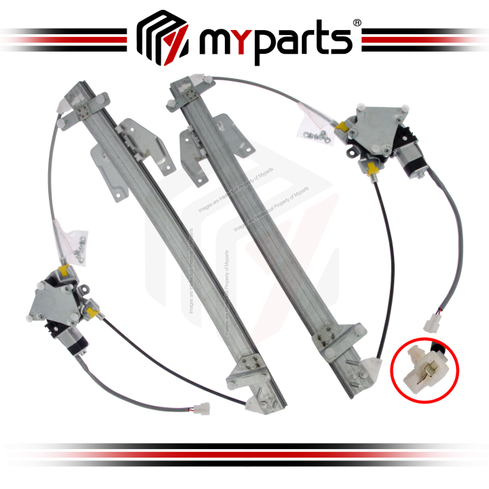 Window Regulator Front (with Motor) (Set LH+RH)