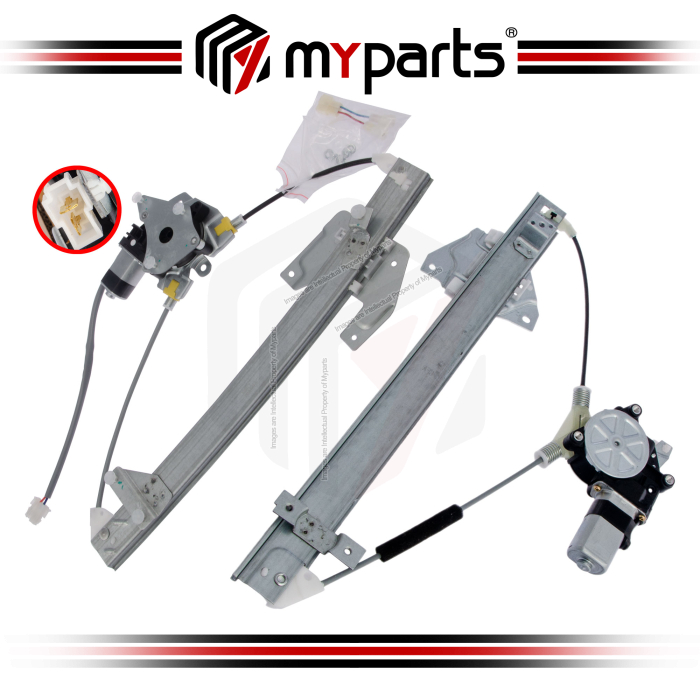 Window Regulator Rear (with Motor) (Set LH+RH)