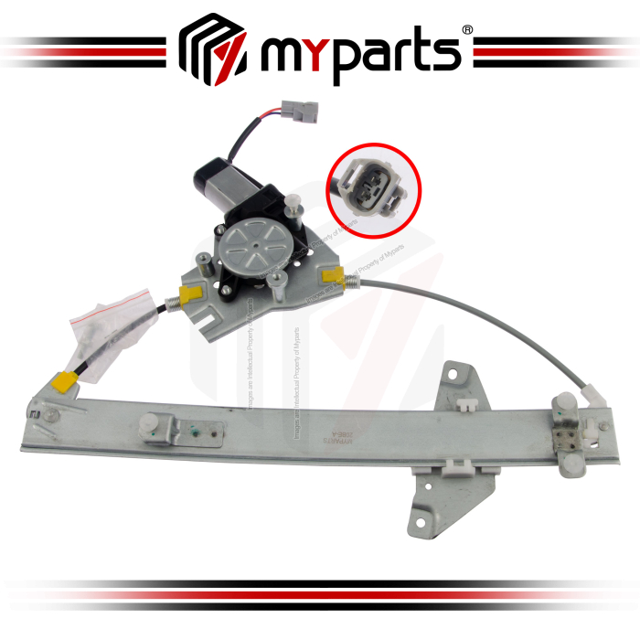 Door Window Regulator Rear (With Motor)