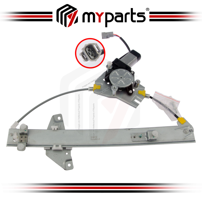 Door Window Regulator Rear (With Motor)