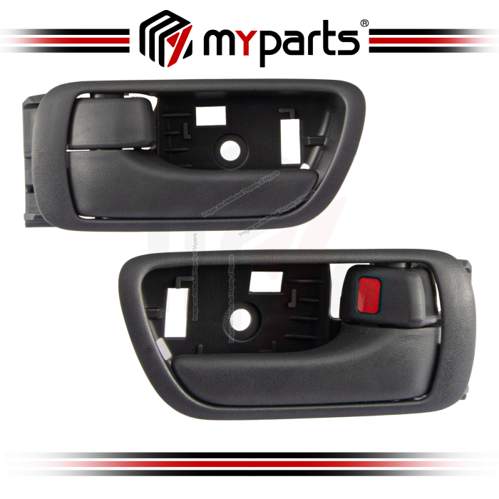 Handle Door Inner REAR (Dark Grey) (Set LH+RH)