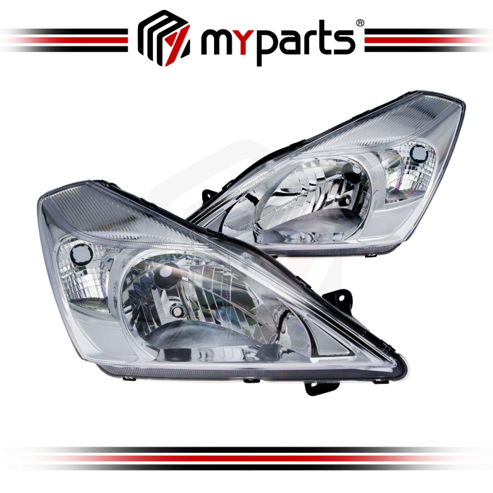 Head Light (Chrome) (Set LH+RH)