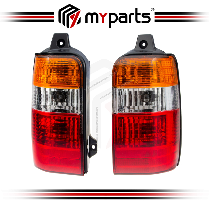 TYC Toyota Unser KF80 KF82 2003~2007 Taillamp Tail Lamp Tail Light Taillight Rear Outer | Pair LH Left Hand (Passenger) + RH Right Hand (Driver)