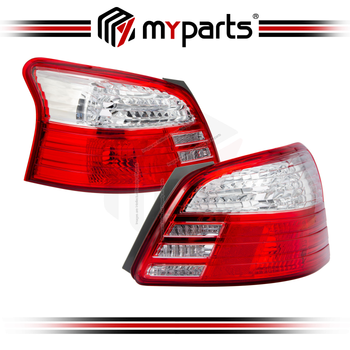 TYC Fits Toyota Vios NCP93 Sedan 2010~2013 | Taillight Tail Light Tail Rear Lamp | Pair LH LHS Left Hand (Passenger) + RH RHS Right Hand (Driver)