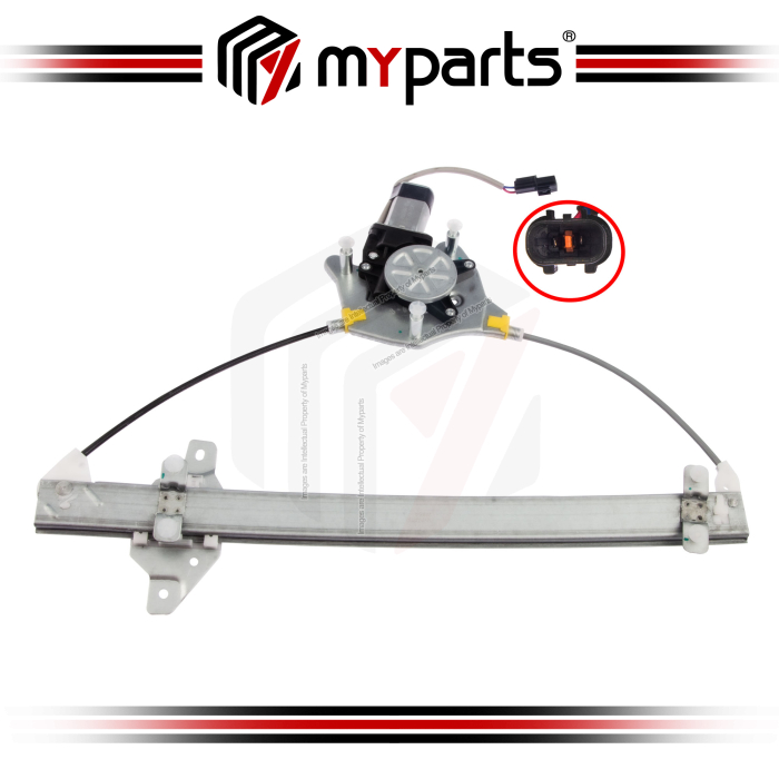 Window Regulator Front (4 Door Only) (With Motor)