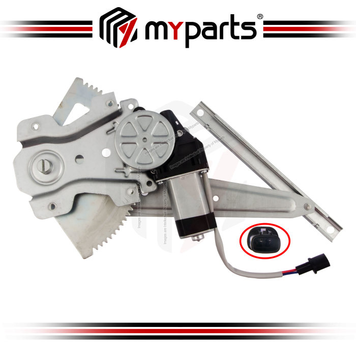 Door Window Regulator Rear (With Motor)