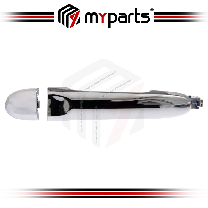 Myparts Fits Nissan Almera N17 2012-2019 | Rear Outer (Chrome, No Keyhole) Door Handle LH Left = RH Right