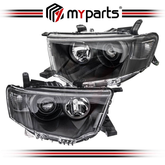 Head Light Smoke (No HID) (China) (Set LH+RH)