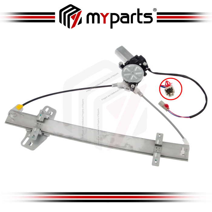 Door Window Regulator Front (With 2 Pins Motor)