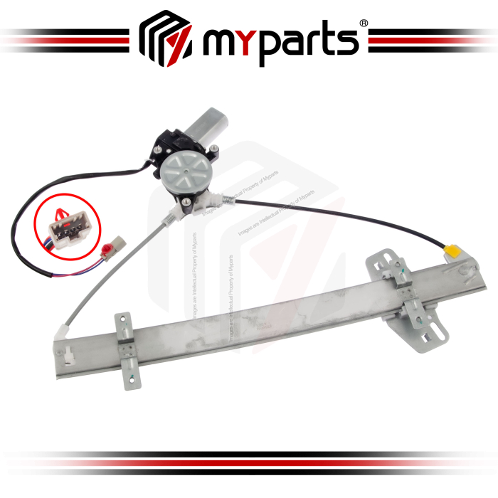 Door Window Regulator Front (With 4 Pins Motor)