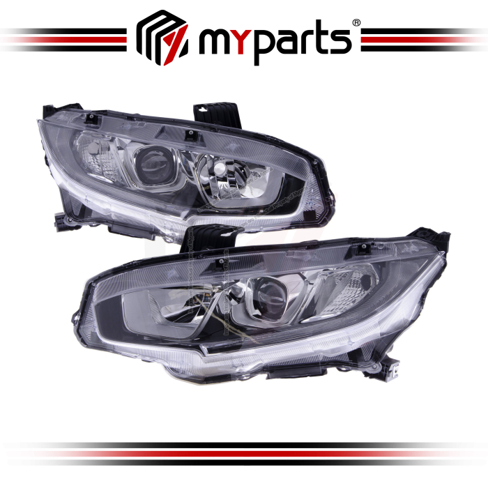 Head Light (With DRL) (China) (Set LH+RH)