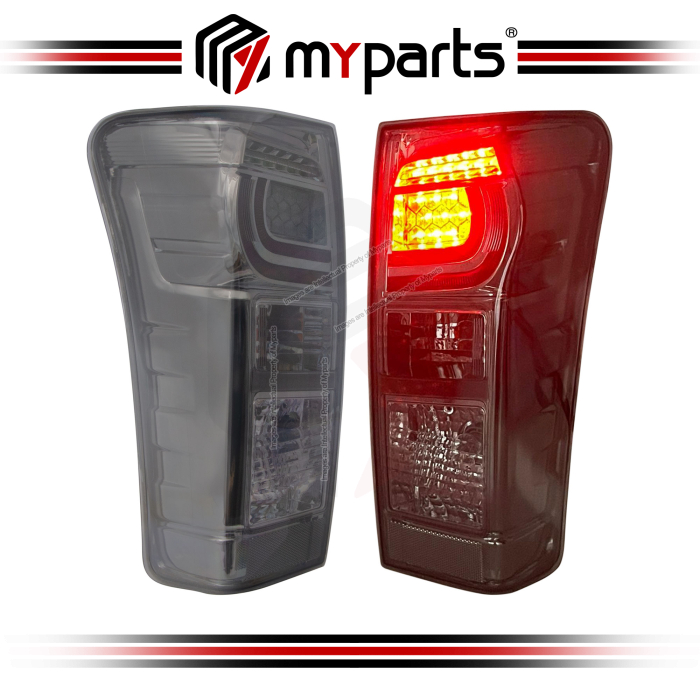 Tail Lamp With LED Smoke Albino (China) (Set LH+RH)