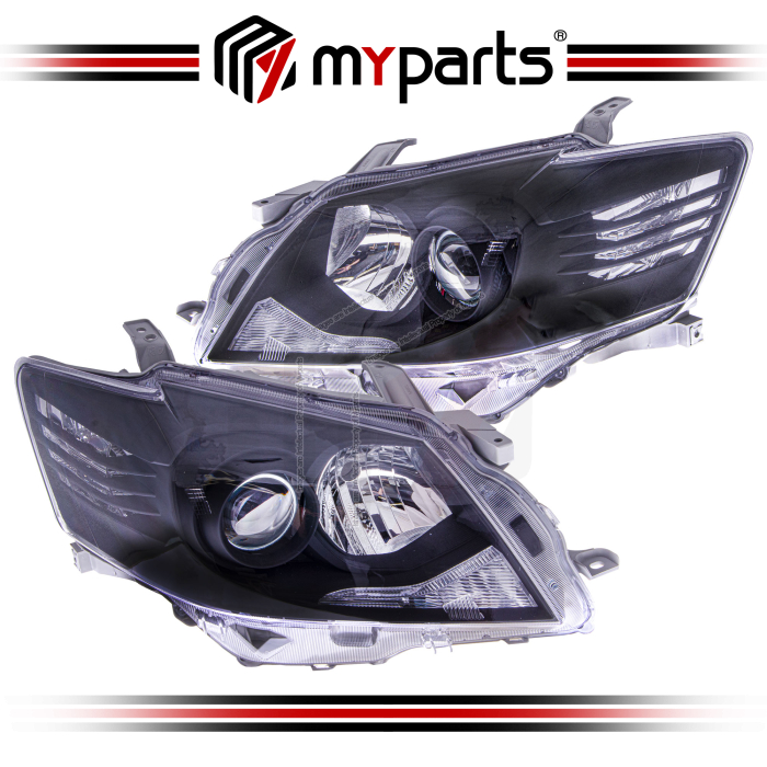 Head Light (2.0G 2.4V HID) (Smoke) (China) (Set LH+RH)