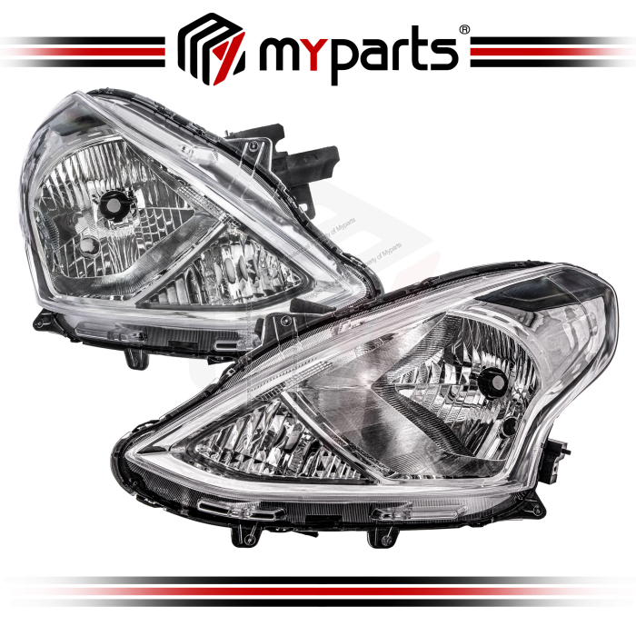 Head Lamp (Chrome, Electric Adjust ) (China) (Set LH+RH)