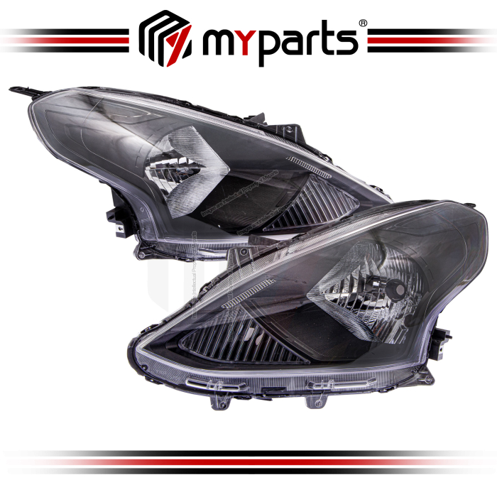 Head Lamp (Smoke, Manual Adjust ) (China) (Set LH+RH)