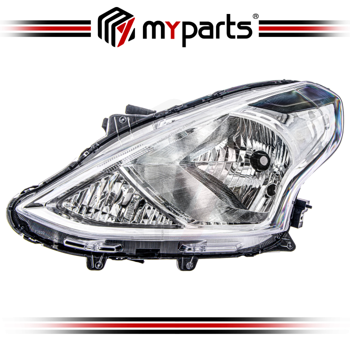 Head Lamp (Chrome, Manual Adjust ) (China)