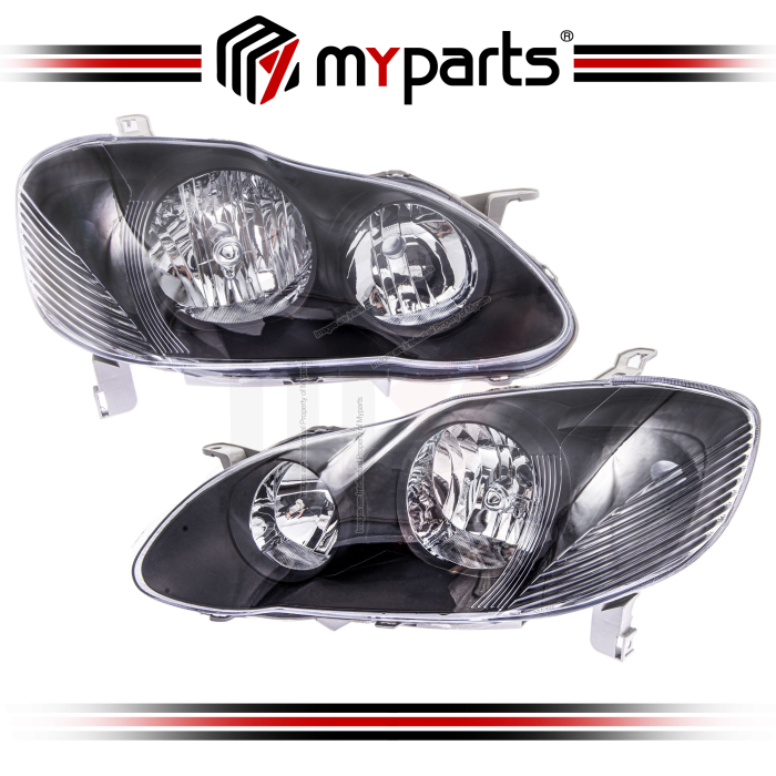 Head Light (Smoke) (China) (Set LH+RH)