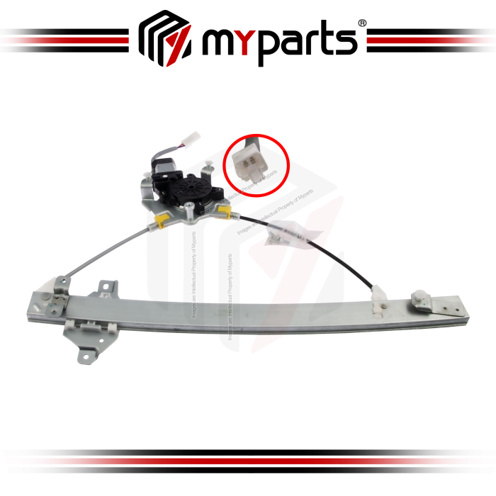 Door Window Regulator Rear (With Motor)