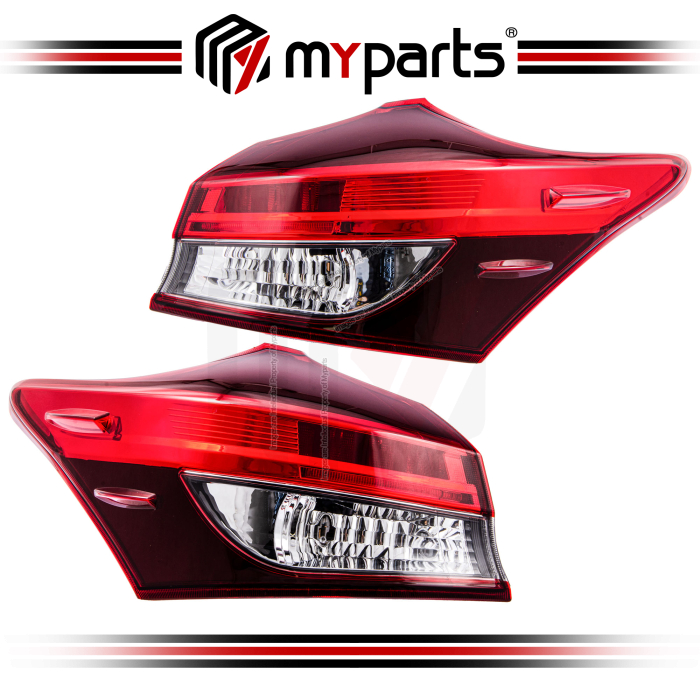 Tail Lamp (1.5E/G With LED) (TYC Thailand) (Set LH+RH)