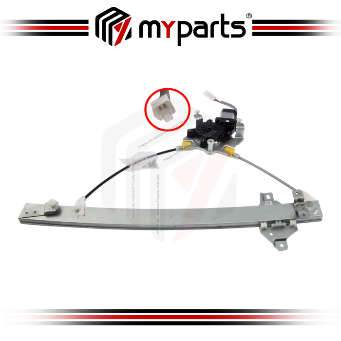 Door Window Regulator Rear (With Motor)