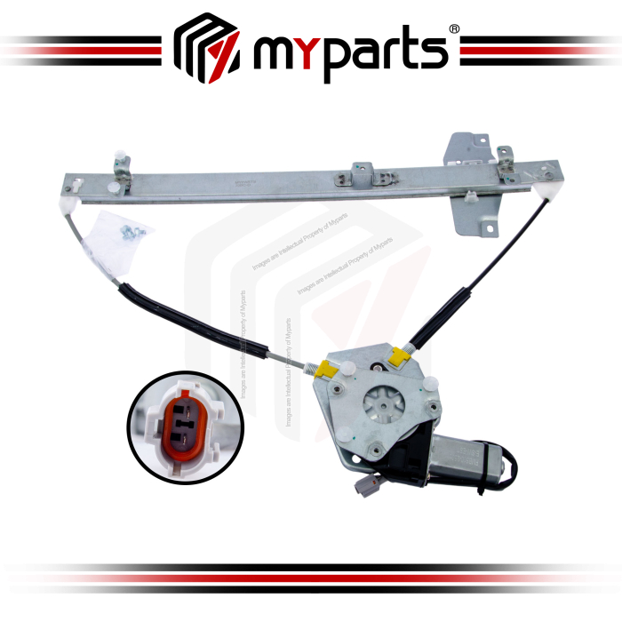 Door Window Regulator Front (With 2 Pins Motor)