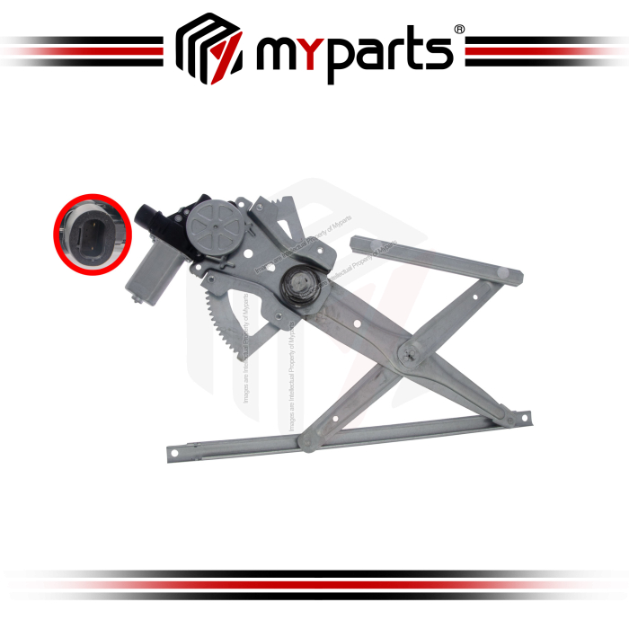 Door Window Regulator Front (With 2Pins Motor)