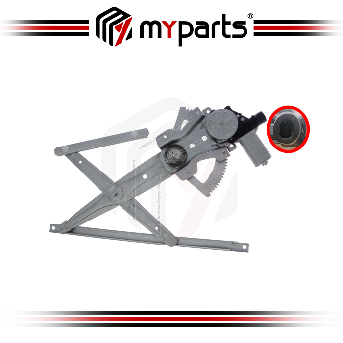 Door Window Regulator Front (With 6Pins Motor)