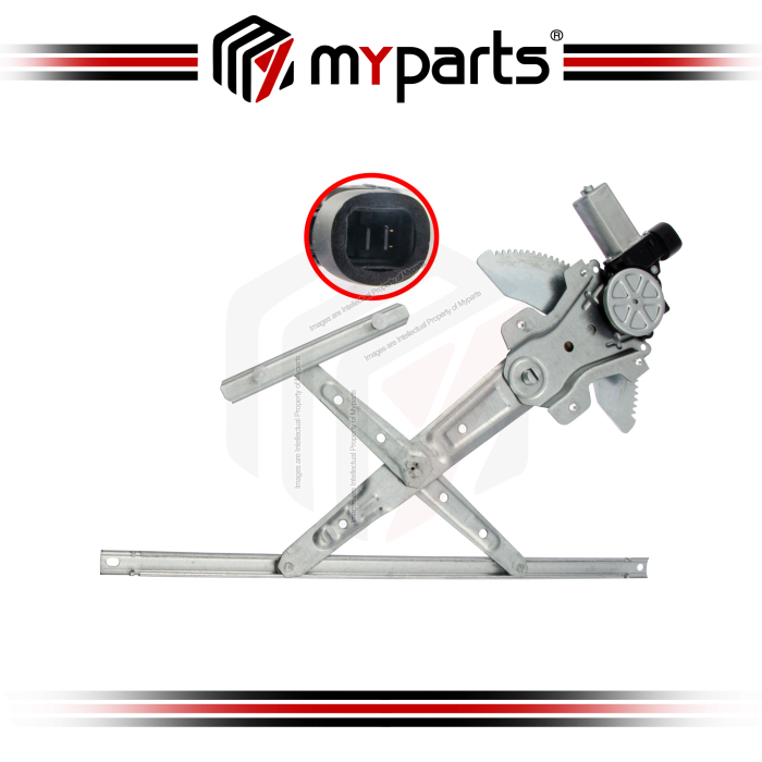 Door Window Regulator Front  (With 2Pins Motor)