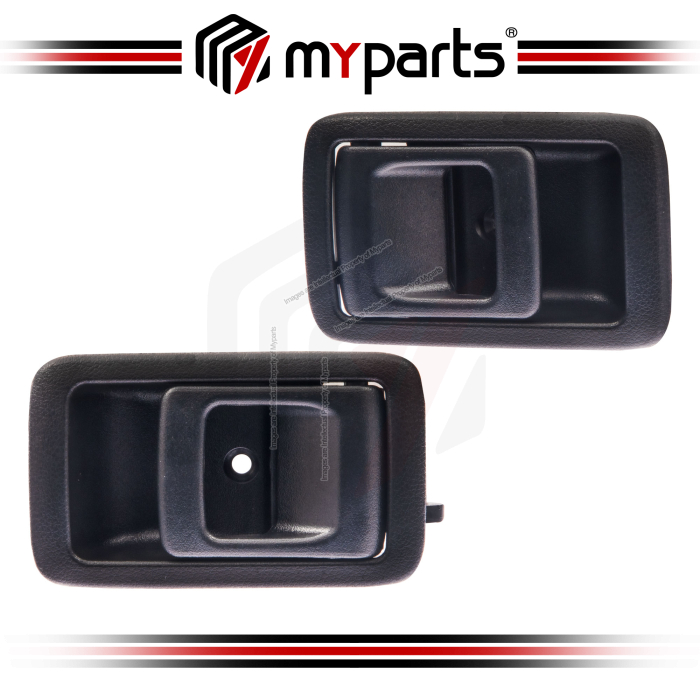 Door Handle Inner FRONT (Black) (Set LH+RH)