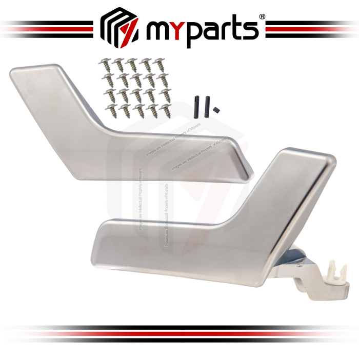 Door Handle Inner REAR (Silver) (Set LH+RH)