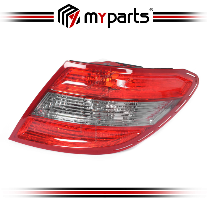 TYC Fits Mercedes Benz C Class W204 Sedan 2007~2011 Avant Garde | Taillight Tail Light Rear Lamp Tinted Non LED | RH RHS Right Hand (Driver Side)