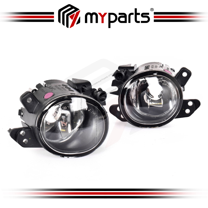 TYC Fits Mercedes Benz M Class W164 2005~2008 | Foglight Fog Light Spot Driving Lamp (Round) | Pair LH Left (Passenger Side) + RH Riight (Driver Side)