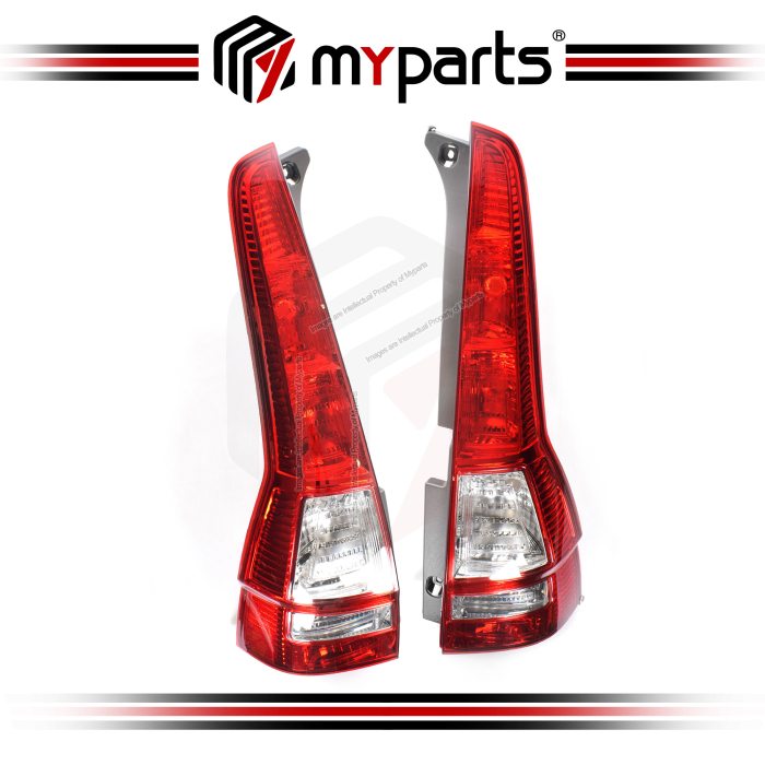 TYC Fits Honda CRV CR-V RE SUV 2007~2012 | Taillight Tail Light Rear Lamp | Pair LH Left Hand (Passenger) + RH Right Hand (Driver)