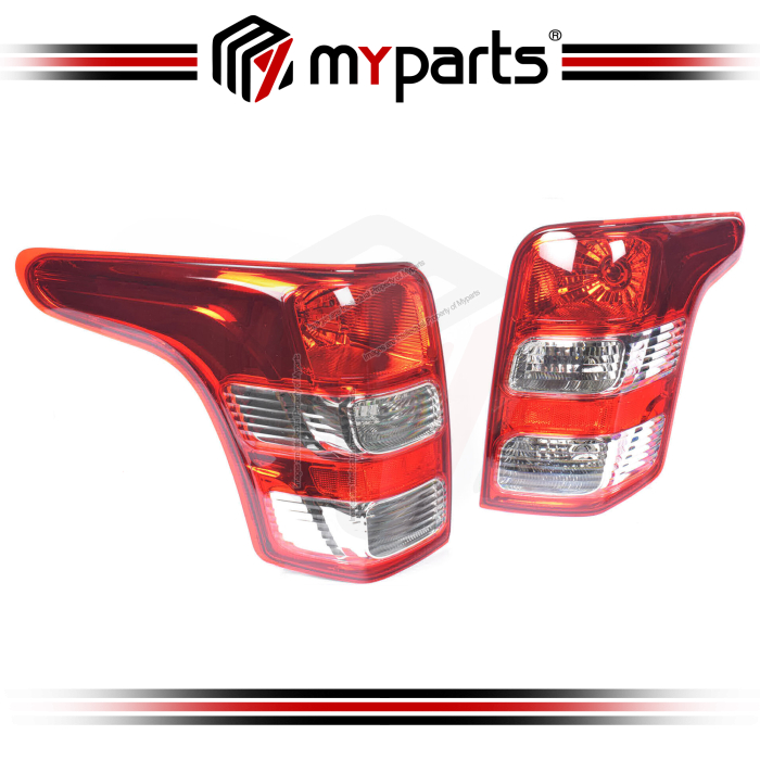 TYC Fits Mitsubishi Triton Ute MQ 2015~2018 GLS GLX EXCEED | Taillight Tail Light Rear Lamp | Pair LH Left Hand (Passenger) + RH Right Hand (Driver)