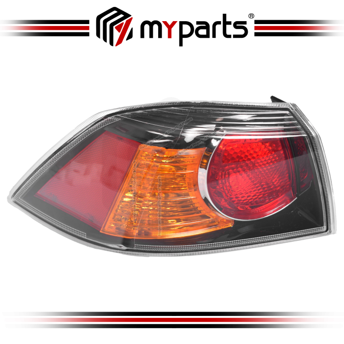 TYC Fits Proton Inspira 2010~2015 | Outer Taillight Tail Light Body Rear Lamp (Black Bezel) | LH LHS Left Hand (Passenger Side)