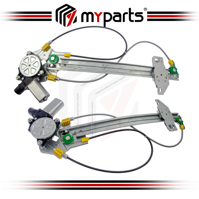 Myparts Honda Civic FC 2016-2021 (With Motor) FRONT Power Electric Window Gear Regulator | Pair LH Left Hand (Passenger) + RH Right Hand (Driver)