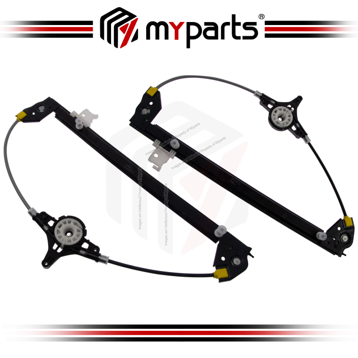 Myparts Mazda 6 GH Series 2007 - 2012 (No Motor) Power Window Gear Regulator Door | Rear Set LH Left Hand Side + RH Right Hand Side
