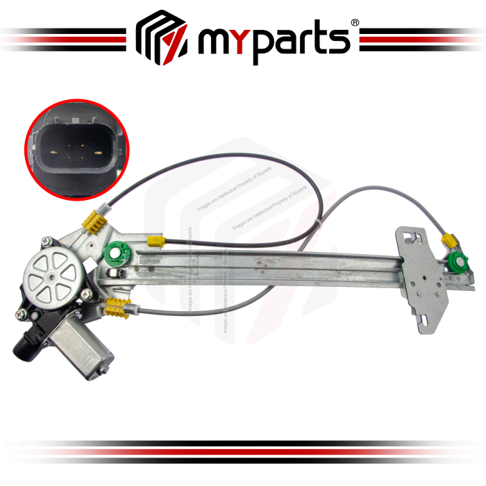 Myparts Honda Civic FC 2016-2021 (With Motor) FRONT Power Electric Window Gear Regulator | RH Right Hand (Driver)