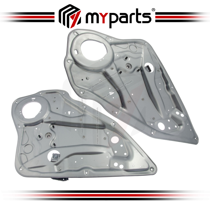 Mercedes Benz C Class W204 2007-2014 (With Panel, No Motor) Rear Power Window Gear Regulator | Pair LH Left Hand + RH Right Hand