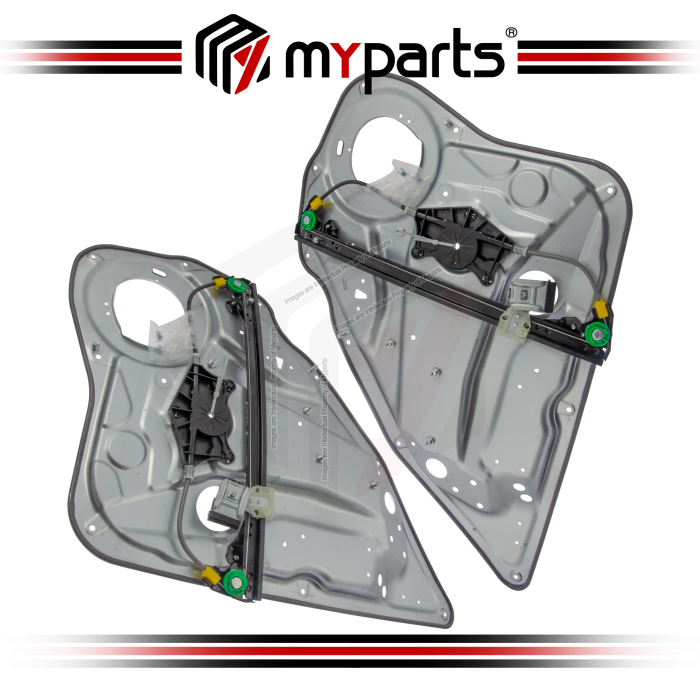 Mercedes Benz E Class W212 2009-2016 (With Panel, No Motor) Rear Power Window Gear Regulator | Pair LH Left Hand + RH Right Hand