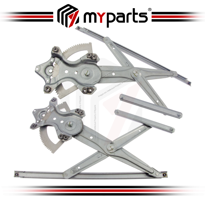 Myparts Lexus LS600H XF40 2008-2016 (No Motor) Power Window Gear Regulator Door | Front Set LH Left Hand Side + RH Right Hand Side