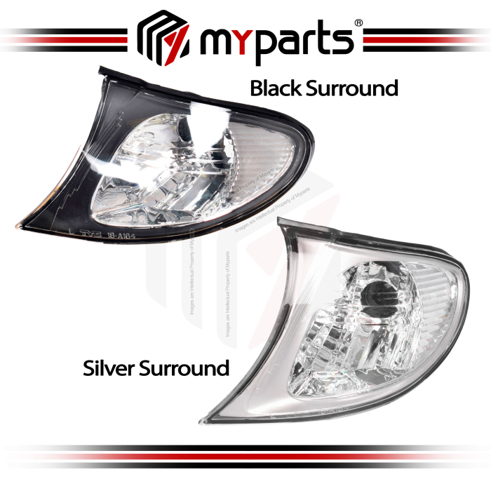 Corner Light (Black/Silver Surround) (VAR)