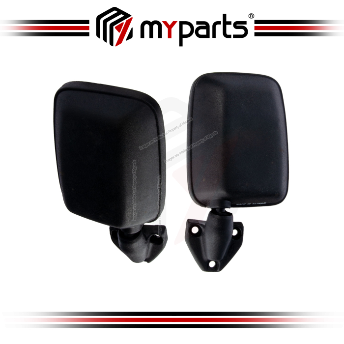 TYC Toyota LiteAce Liteace Van KM36 1986-1992 (Black) Side Door Mirror | Set LH Left Hand + RH Right Hand