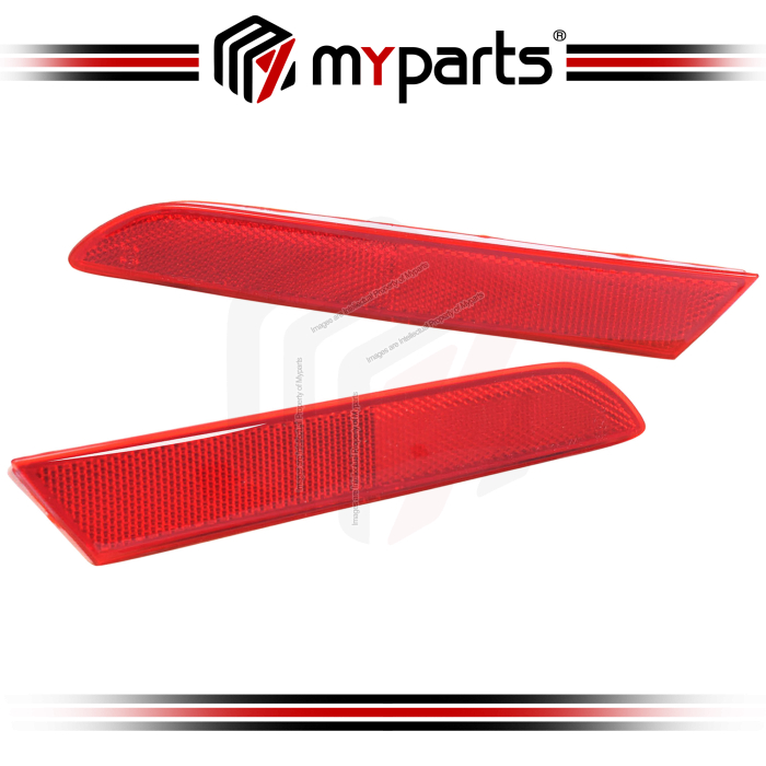 TYC Fits Mazda CX7 CX-7 ER Series 2 Wagon Suv 2009-2012 | Rear INNER Bumper Bar Reflector Light Lamp | Pair LH LHS Left Hand + RH RHS Right Hand