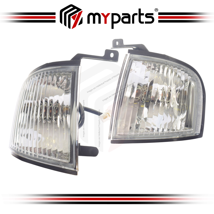 TYC Fits Mazda Bravo UN Ute 2002-2006 | Corner Light Indicator Park Lamp | Pair LH Left Hand (Passenger Side) + RH Right Hand (Driver Side)