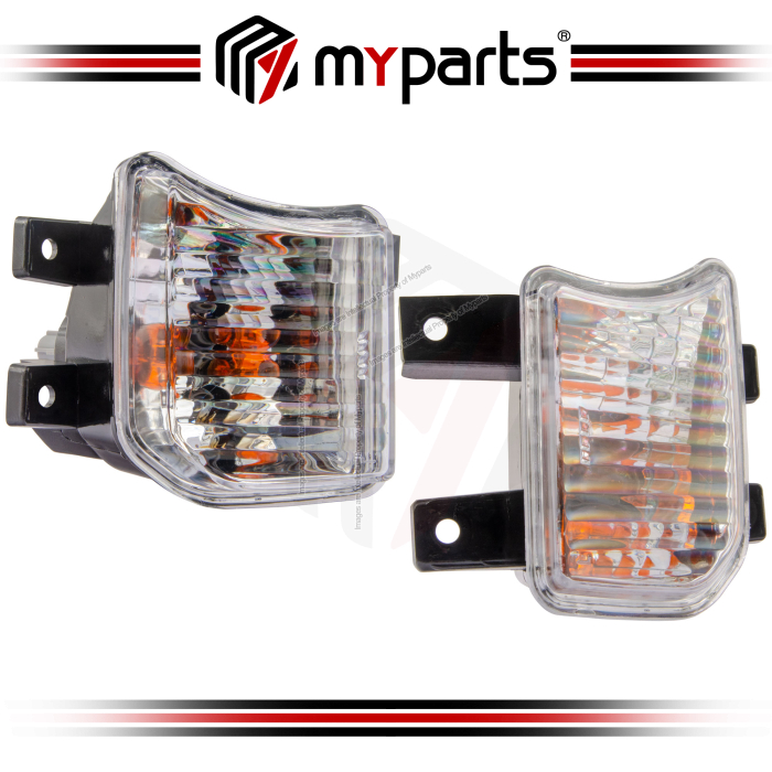 Myparts Mitsubishi Triton MQ KJ KK KL 2019-2023 Front Signal Indicator Turn Lamp Light | Set LH Left Hand + RH Right Hand